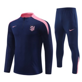 Tréninkový Mikina Atlético Madrid Čtvrt Zip Navy 2024-25